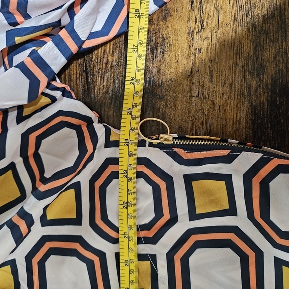 Tory Burch Digby Geometric Packable Lightweight Jacket 0 xs s - Picture 8 of 9